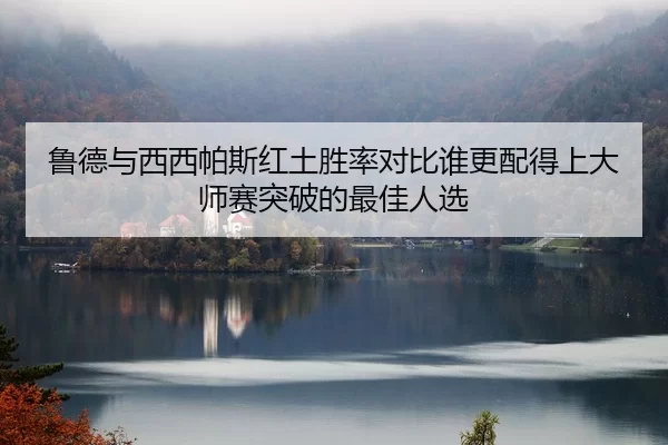 鲁德与西西帕斯红土胜率对比谁更配得上大师赛突破的最佳人选
