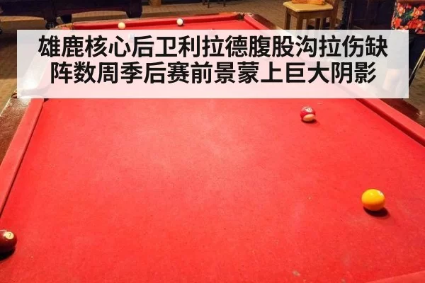 雄鹿核心后卫利拉德腹股沟拉伤缺阵数周季后赛前景蒙上巨大阴影